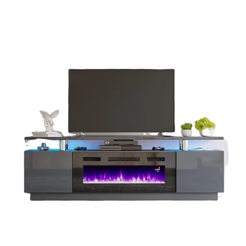 High qualitv cheap industrial console electric fireplace universal tv stand