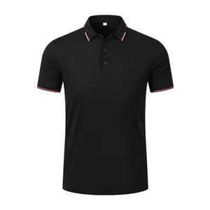 Clothing Manufacturer's Non Fading CollarNon Rolled Edges, Men's and Women's POLO Short Sleeved T-shirtl KD-005