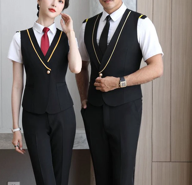 Professional suit work clothes custom airline railway high speed train crew uniform pilot aviation f