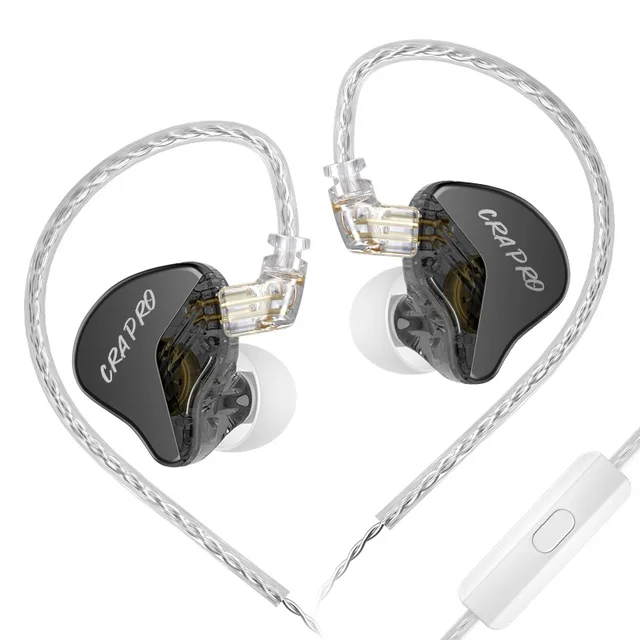 CCA CRA Hanging In Ear Wired HiFi Headset Monitor Headphones Noise Cancelling Sport Gamer Earbuds Earphones KZ ZEX Pro NRA CA4