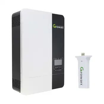 Growatt Spf 3000tl Lvm-es 12v 230v 3kw 5kw Pure Sine Wave Off Grid ...