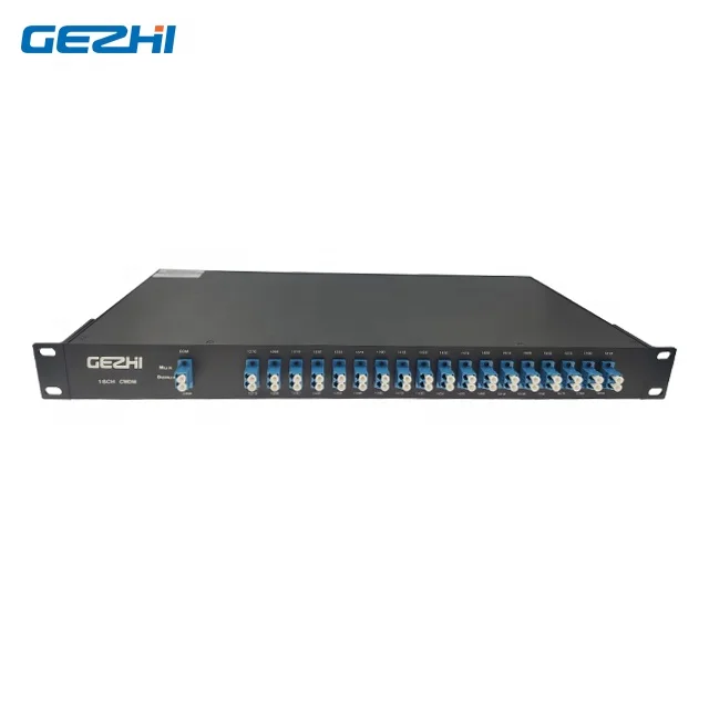 18CH CWDM Module CWDM Mux Demux 16 Ch Dual Fiber Multiplexer 1U 19'' Rack Mount