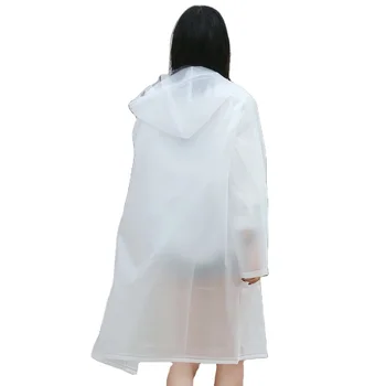 factory  direct supply high quality  hot selling  raincoat portable transparent thickened adult EVA raincoat