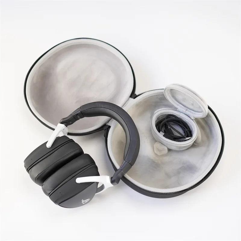 Custom Logo Shape EVA Case for Wireless Headphones Shockproof and Waterproof Earbud Storage Pouch Hard Earphone Charging Case
