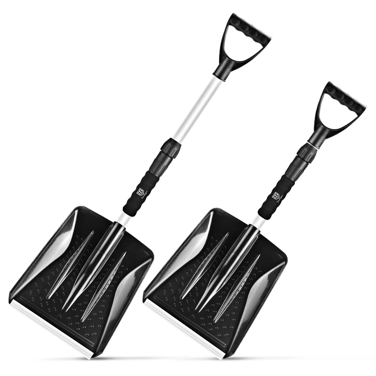 Vcantiger Pusher Shovel Blade Portable Aluminum And Plastic Snow Shovel