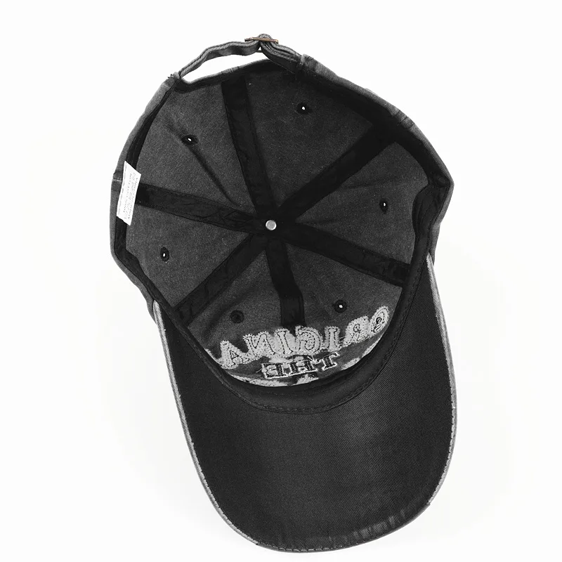 Cotton Twill Cotton Baseball Cap Vintage Adjustable Dad Hat Washed