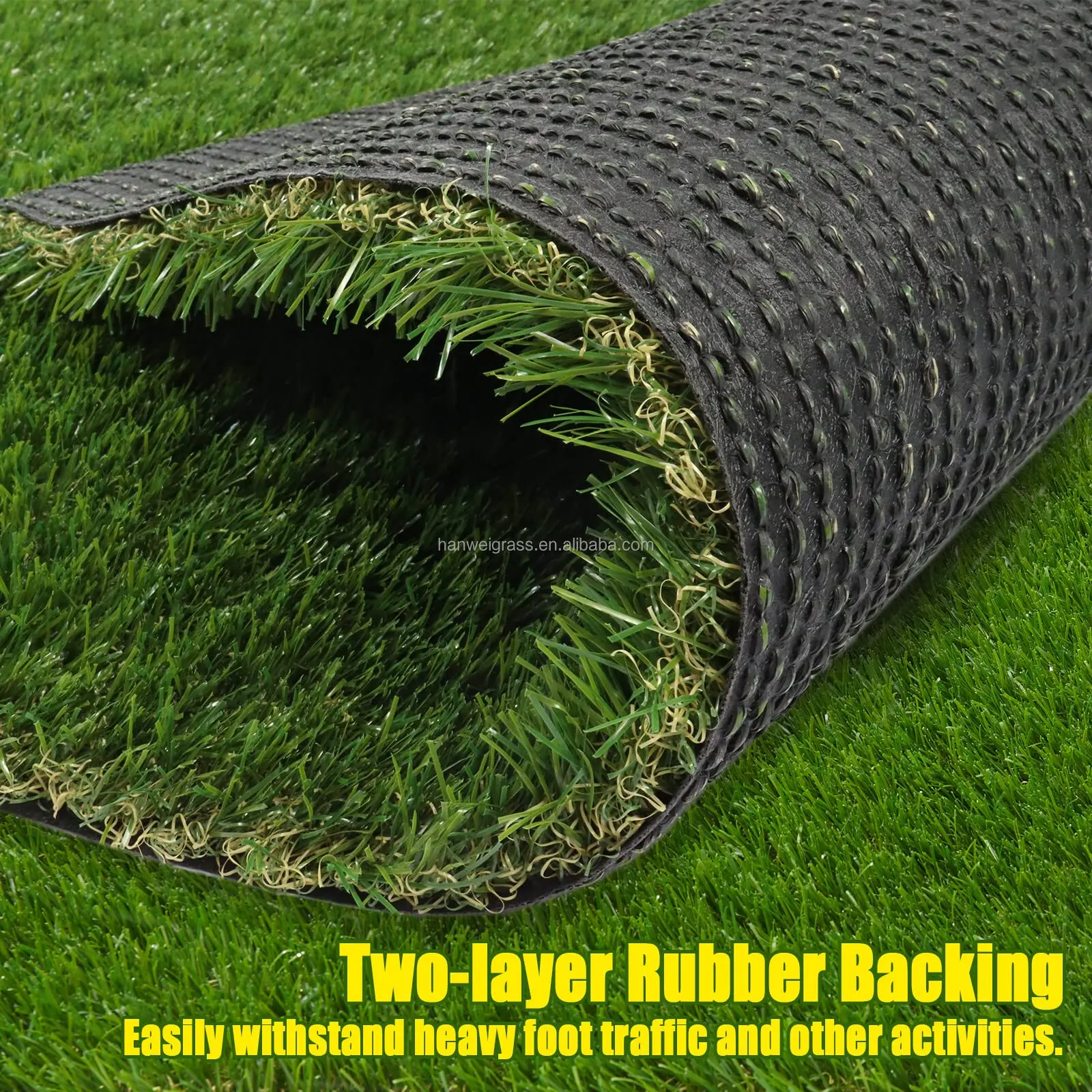 Artificial Grass Excellent Permeability Heat-absorbing Convenient Rainwater Drainage Water-saving Artificial Grass Turf