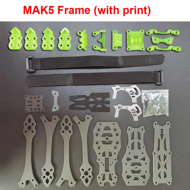 二フラム✦35✦ショップ様用看板制作✦40cm×40cm RC MARK5 5inch FPV Carbon Fiber Frame for FPV Freestyle