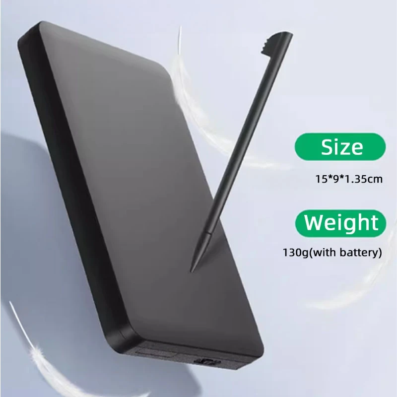 Financial Calculator Basic Mute Desk Calculators with Writing Tablet Portable and Foldable Desktop Calculator