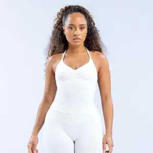 Fresh Stock! Women's Seamless High - Waist Leggings Set Coupled with a Supportive Sports Bra