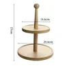 Bamboo Round Small Double Layer
