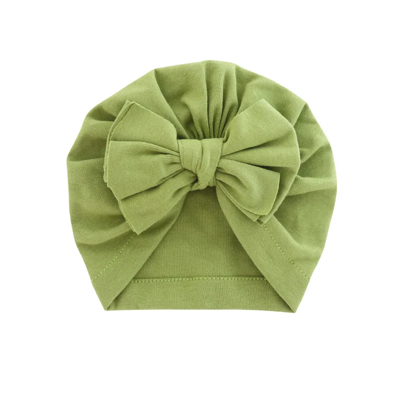 Cute Baby Girl Hat with Bow Perfect for Newborns