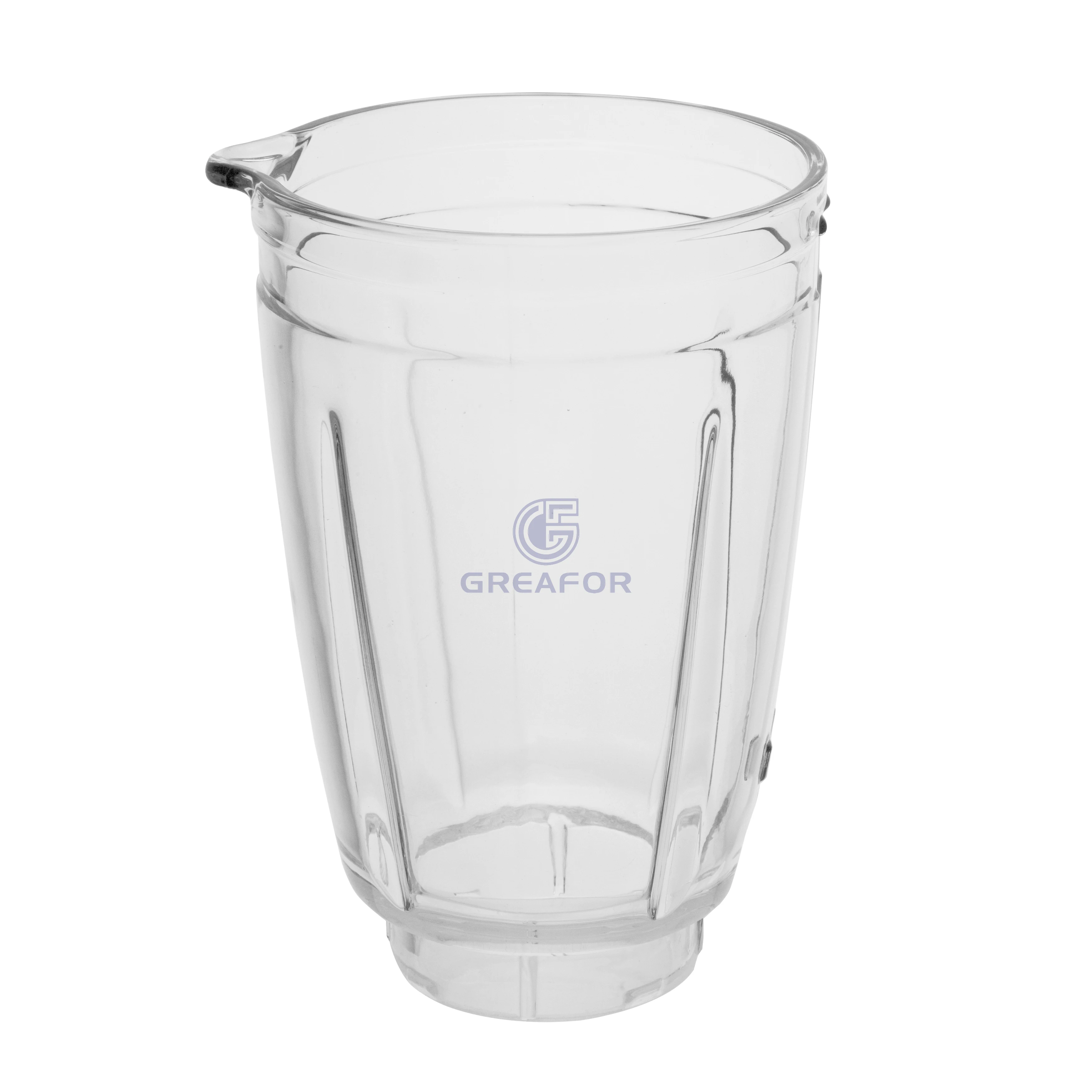 (A117)New Arrival Fruit Blender Blender Mixer Spare Parts Replacement Oster Reversible No Handle Blender Juicer Glass Jar