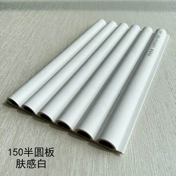 High density decorative fluted boards wall cladding wpc indoor wall panel  outside-semicircle