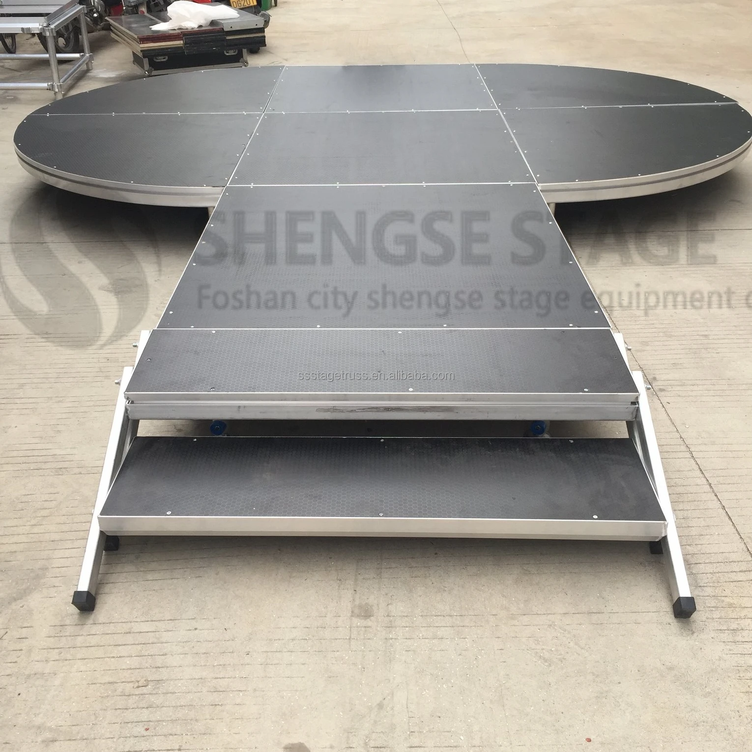 10M Assembly Stage T Stage Catwalk Runway Adjustable Height Leg for Event Show