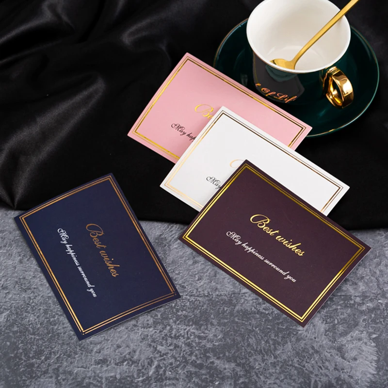 Custom Ecommerce Thank You for Supporting My Small Business Card With Your Logo
