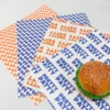 custom burger wrapping paper