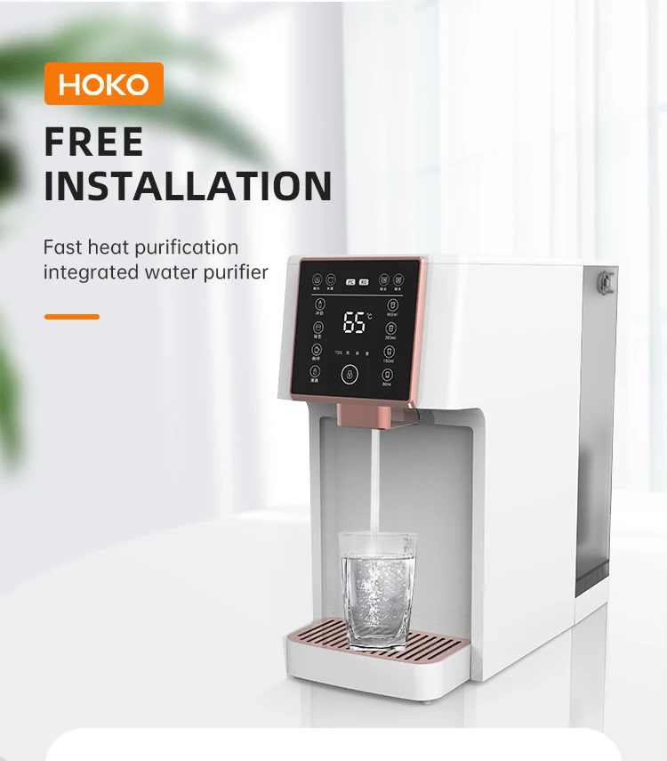 Portable Small Automatic Smart Desktop Water Dispenser Drinking Water Bottled Heat Instant Hot