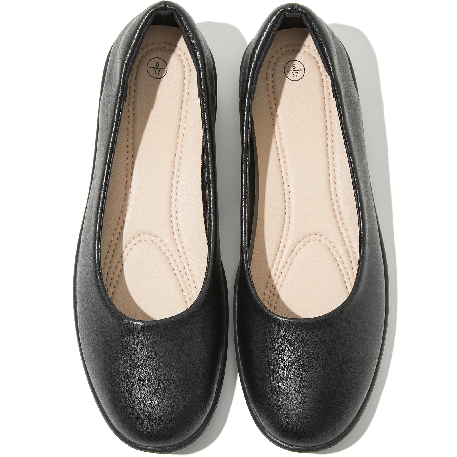 Luxury High Quality Customized Leather Women's Loafers Round Toe Flat Shoes Slingback Anti Slip Spring Shoes