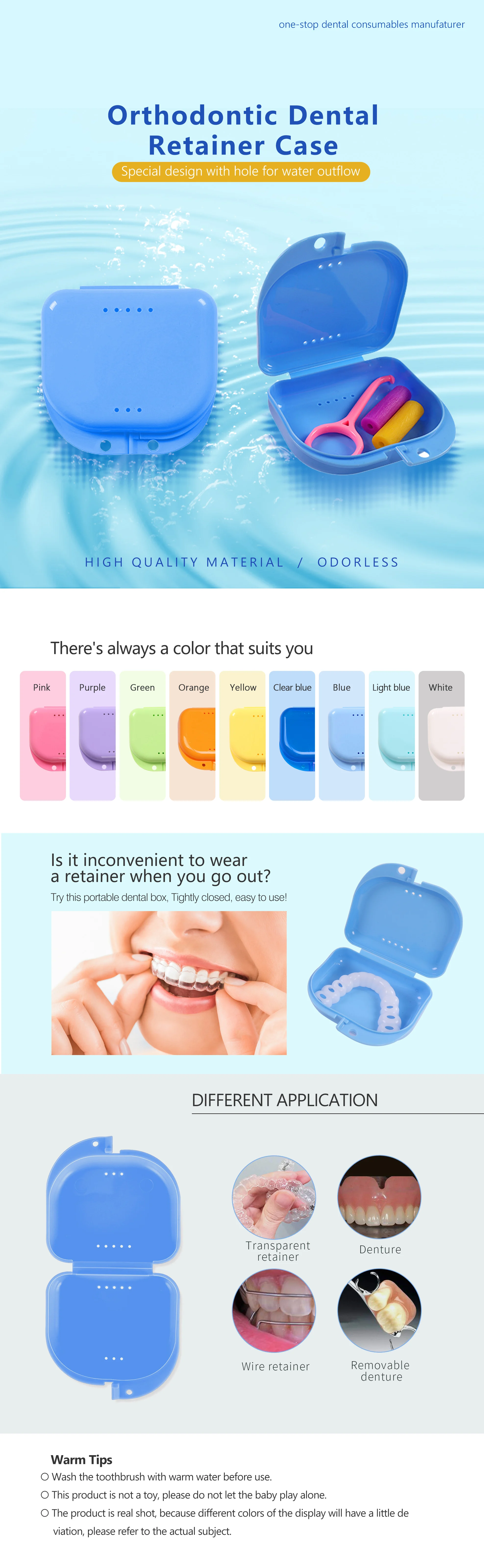 thumbnail image 2 of 12 Pack Assorted Dental Retainer Storage Cases - Mouthguard Containers, NIVO 2 of 6