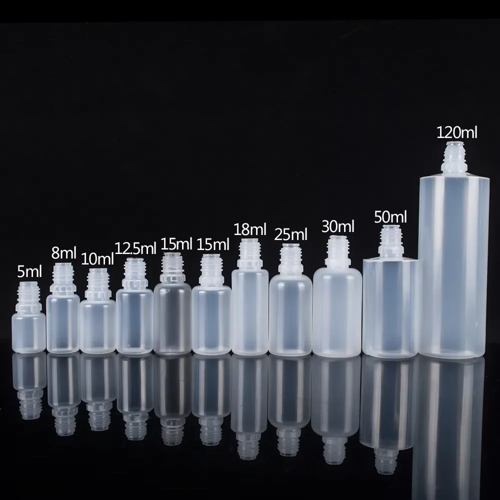 2ml 5ml 10ml 1 oz 30ml 50 ml 2oz 100ml 4oz Custom Black and Clear Dropper Serum Bottles or Eye Drop Bottle Container Package