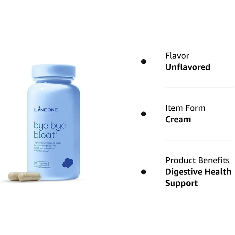 Supplement Bloating Relief for Women Digestive Enzymes Helps Product Benefits Digestive Health Support Health Food manufacture