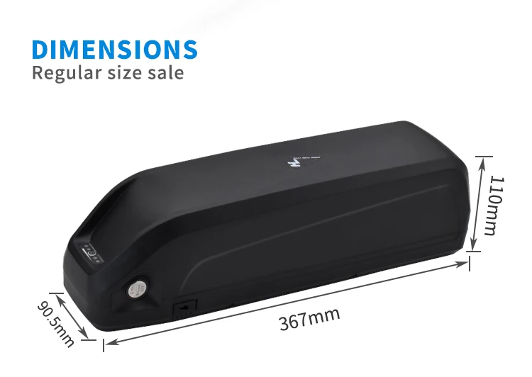 36v Ebike Battery Adaluolo 15AH Hailong Electric Bike Battery