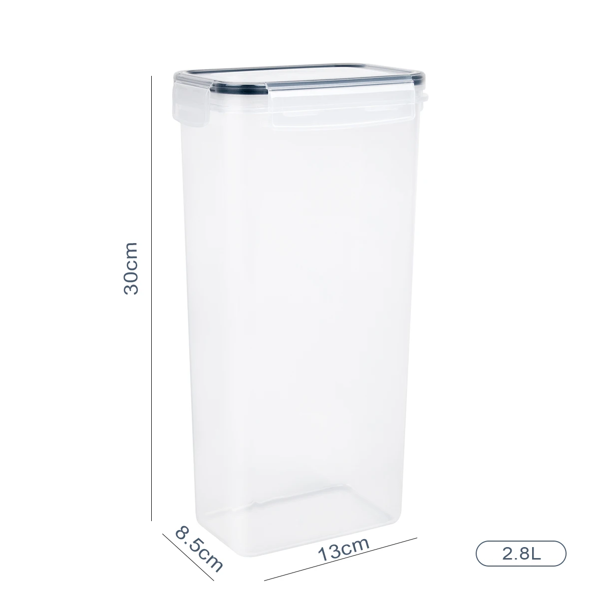Best Sale 14pcs Clear Plastic Container Set Airtight Kitchen Organizer