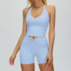 Tank tops+ Shorts- blue