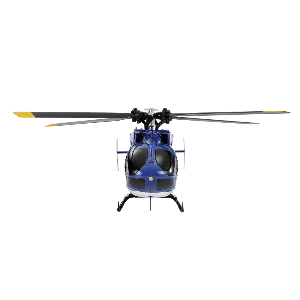 350MM EC135 F06 Remote Control Helicopter Aircraft For Adults Expert 1/36 Scale 6CH RC Heli Maintain Altitude Brushless Motor/Optical Flow Positioning/Fly Upside Down 3D Rolling (RTF 2-Battery