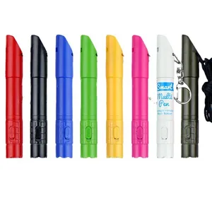 P4959 Outdoor Camping Advertising Ballpoint Pen with LED Light Pen Flashlight Manufacturer Direct Supply Logo Printing Available