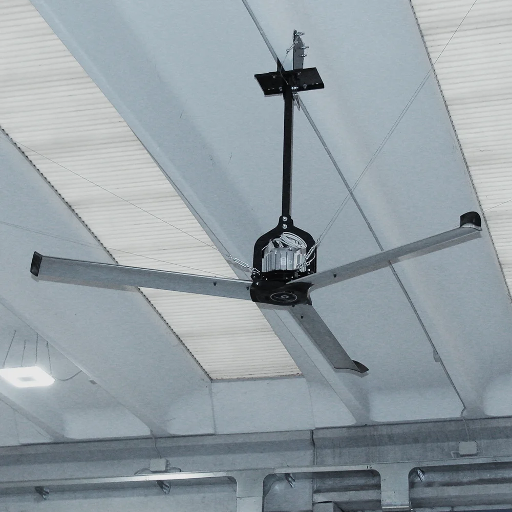 High Performance Easy and Safe Maintenance Aerauliqa LHS300 3M HVLS Fan High Volume Low Speed Ceiling Fans With 3 Blades