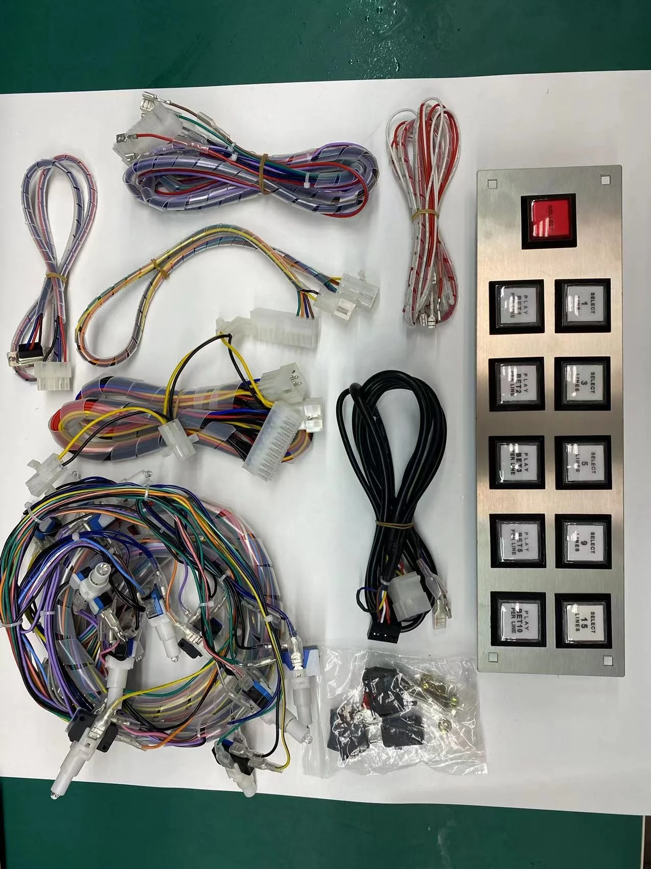 POG T340 Wire Harness Set Pot O Gold/Keno Harness Kit Game Wires Wiring Harness for Sale