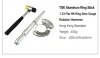 Ring Stick With 1-33 Flat HK Ring Sizer Gauge And Rubber Hammer