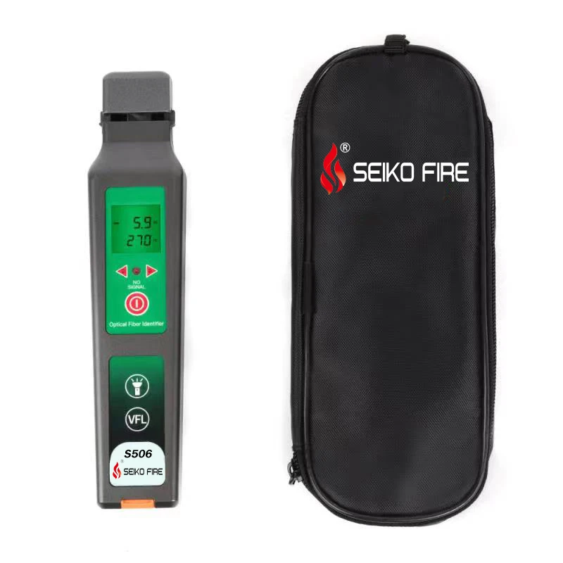Seikofire FTTH Fiber Traffic Detector Optical Live Fiber Identifier with Universal Fiber Clamps