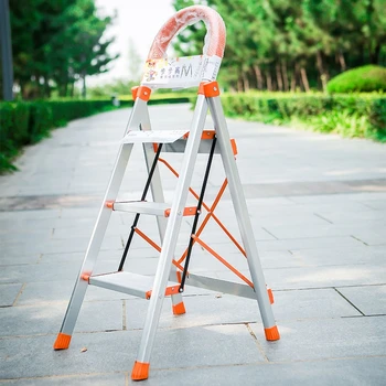 EN131 approved Aluminum household ladder Fold up Ladder Aldi ladder