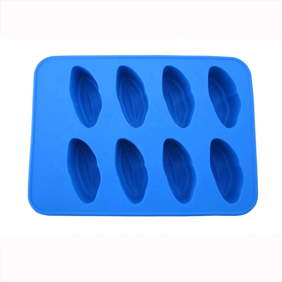 100% Non-toxic Reusable Silicone Ice Cubes Maker Tray Mold