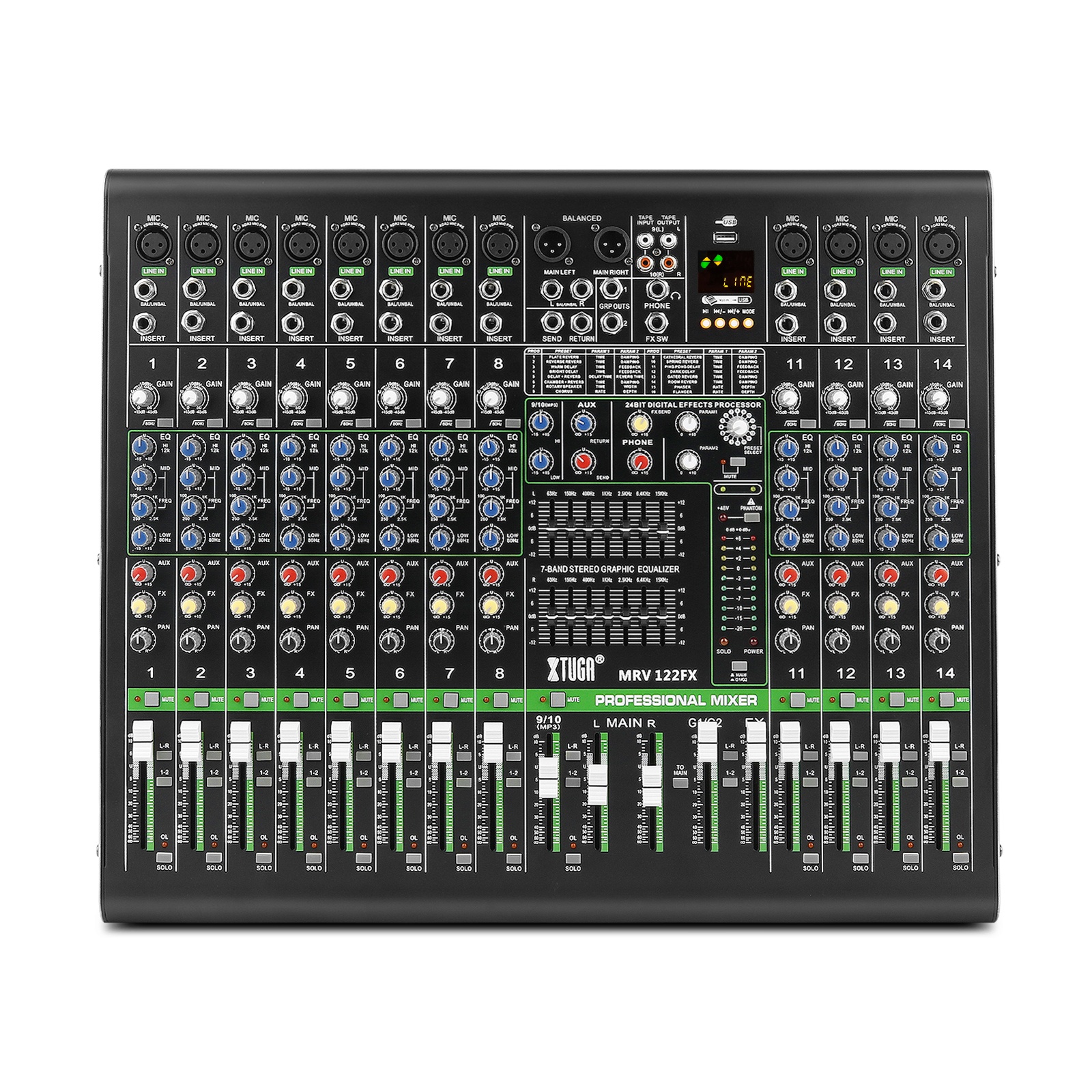 Boss MX-12 DJミキサー 12チャンネル Boss MX-12 DJミキサー 12チャンネル