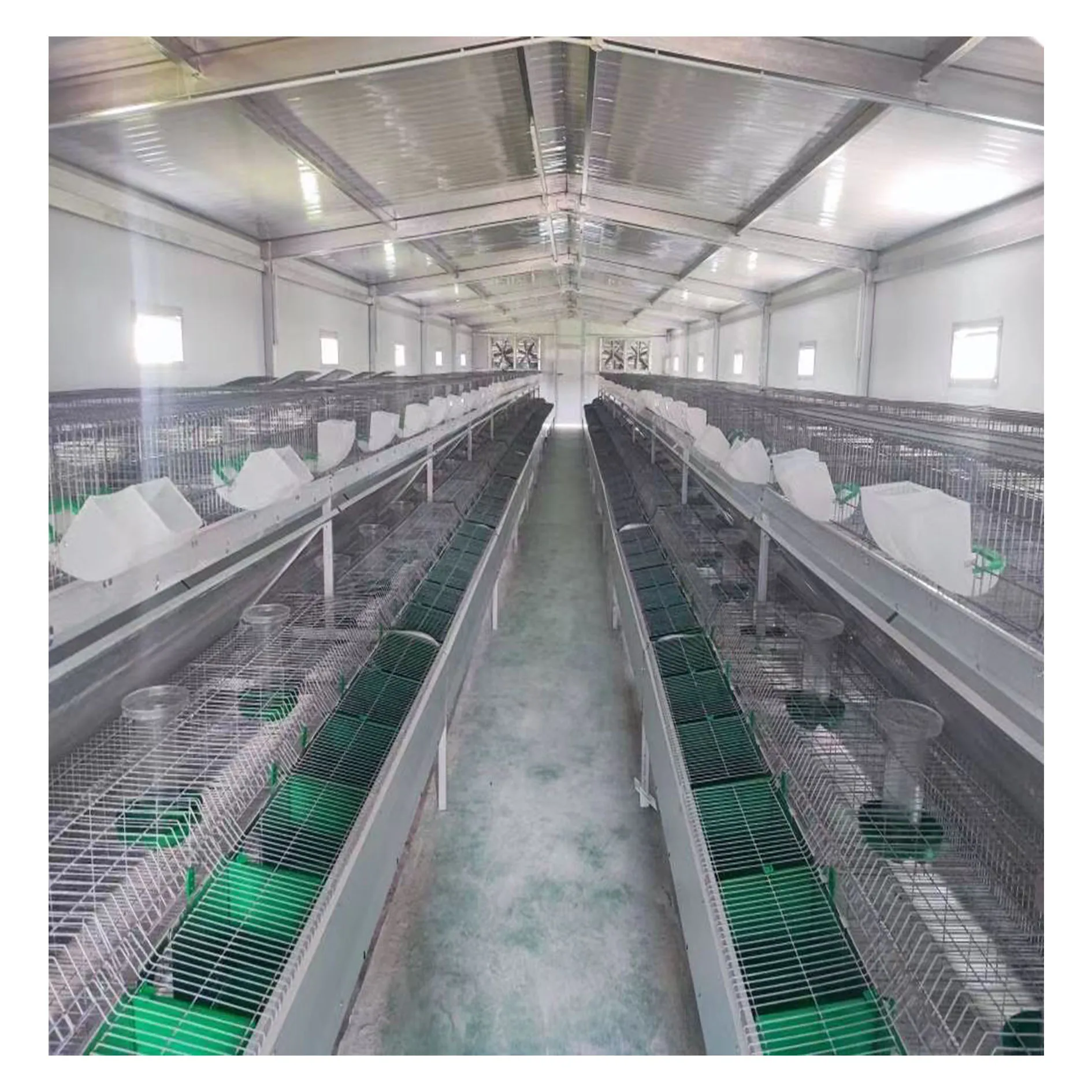 Galvanized Rabbit Farming Meat  Rabbit Cages for Uganda Farms