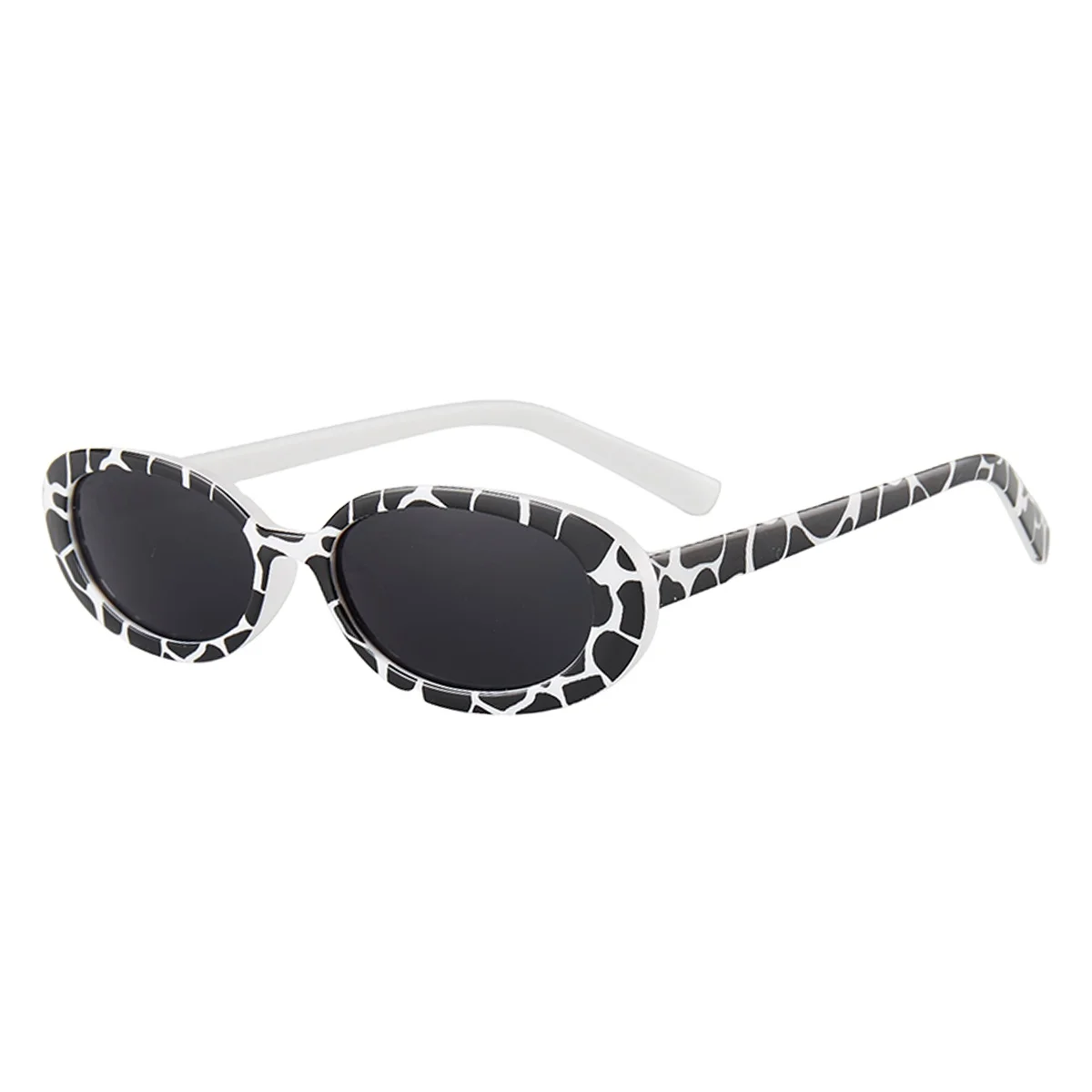 [RTS] 2021 New Arrivals Hot Sale Colorful Oval PC Sunglasses UV400 Eyewear Oculos De Sol Custom Glasses