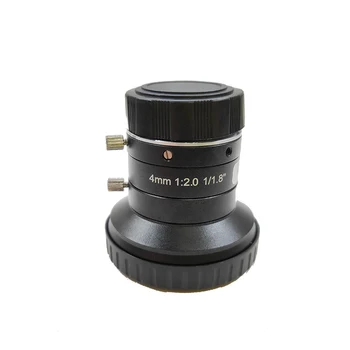 カメラ レンズ 1/1.8インチ工業用カメラレンズ4mm固定焦点距離非球面レンズOEM