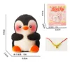 Lindo pingüino tpr-little mascota en caja
