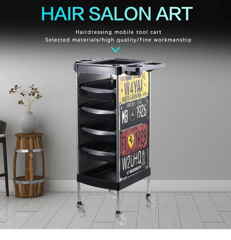 Factory wholesale X8-B  beauty hair salon hairdressing barber trolley