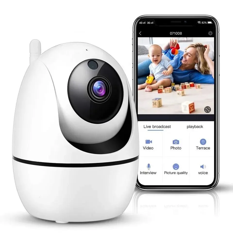 2MP Wireless Mini Camera Night Vision Wifi Camera for Indoor Security Home