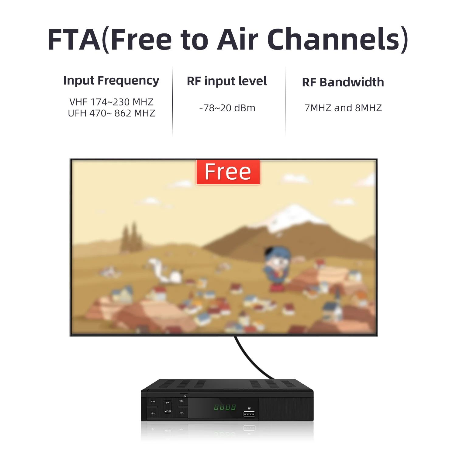 DVB T2 S2 Strong Digital Combo Decoder Free to Air Set Top Box Satellite TV Receiver Set Top Box