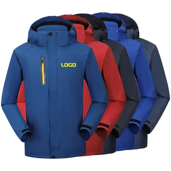 High-end custom windproof men heavy winter jackets outdoor sport fleece inner jackets for mountaineering Staff