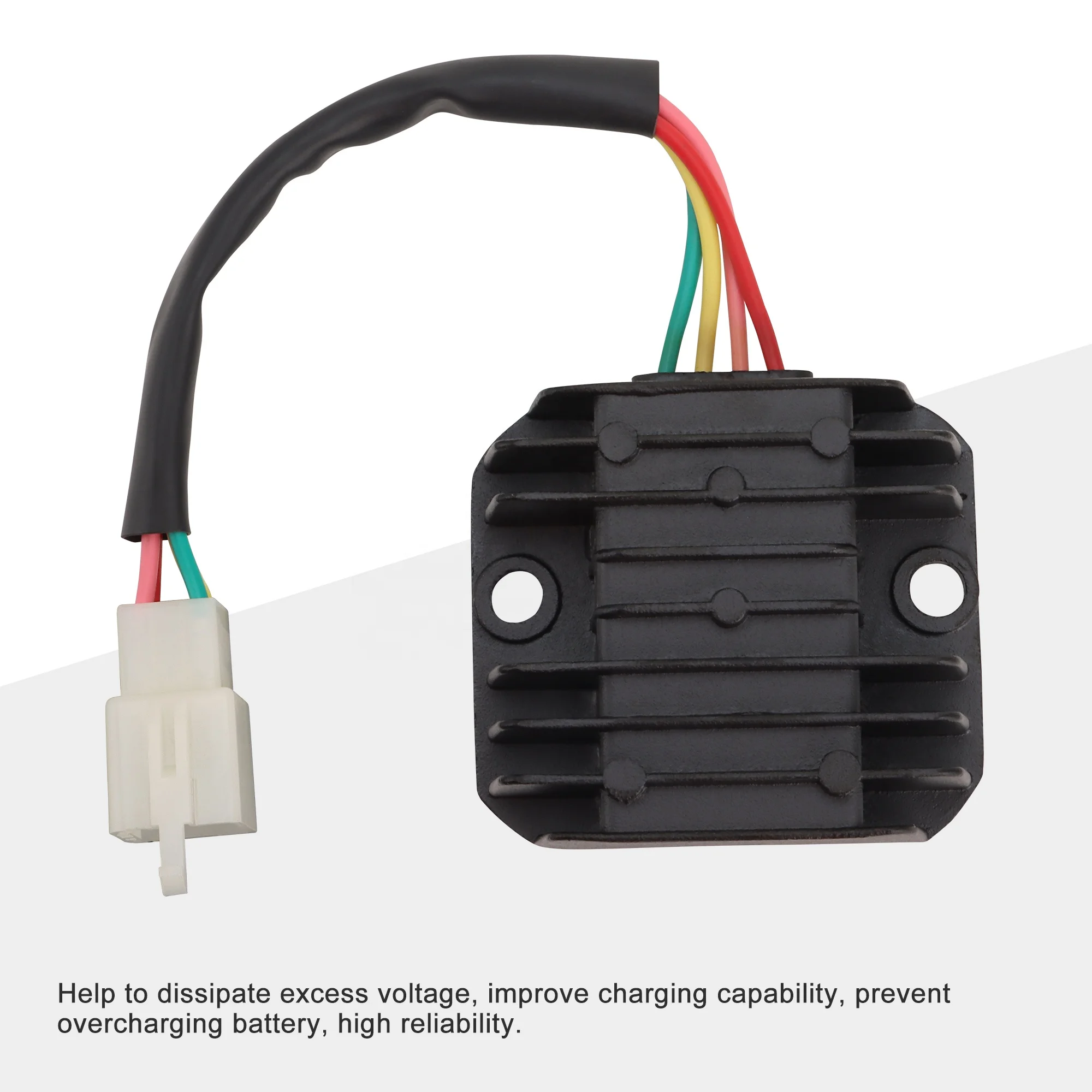 Garosa Régulateur De Tension 12V Redresseur De Régulateur De Tension De