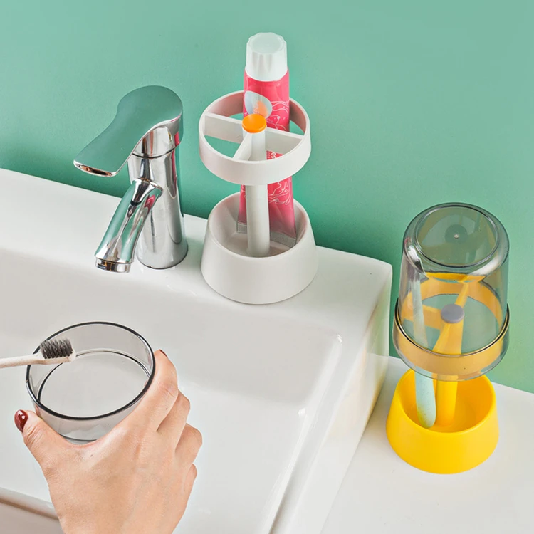 Custom Food Grade Plastic Home Bathroom Double Kids Gargle Toothbrush