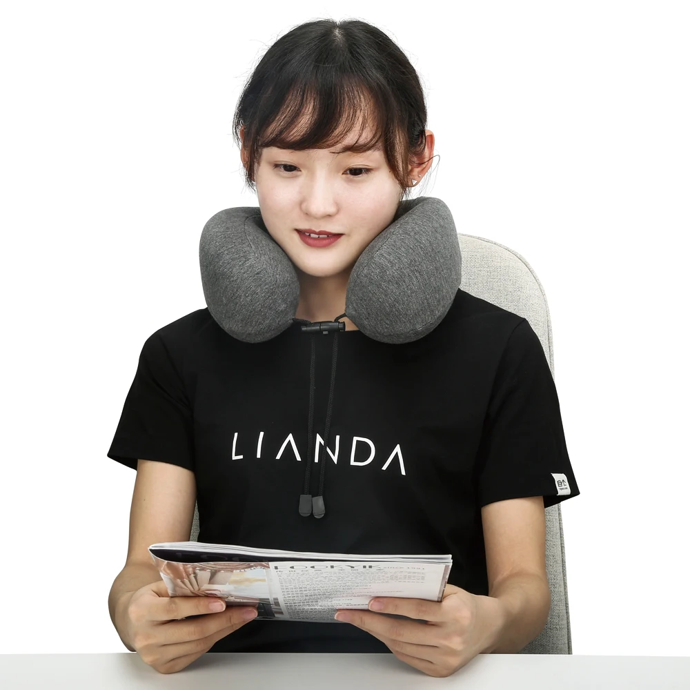 складной Эргономичный ортопедические пользовательские U образный самолет путешествия подушки детские пены памяти производитель