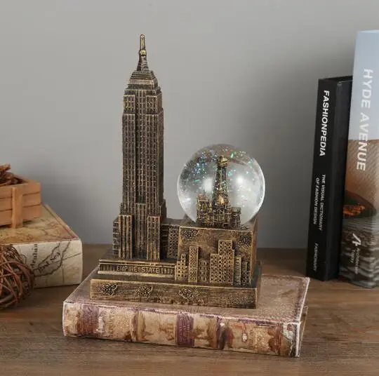 置物 Crystal World Mini Empire State Building Empire State Building Crystal Figurine by Crystal World - Etsy